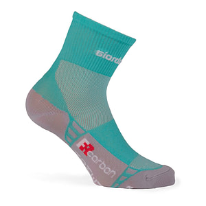Calcetines medios verano Mujer FRC Menta/Blanco